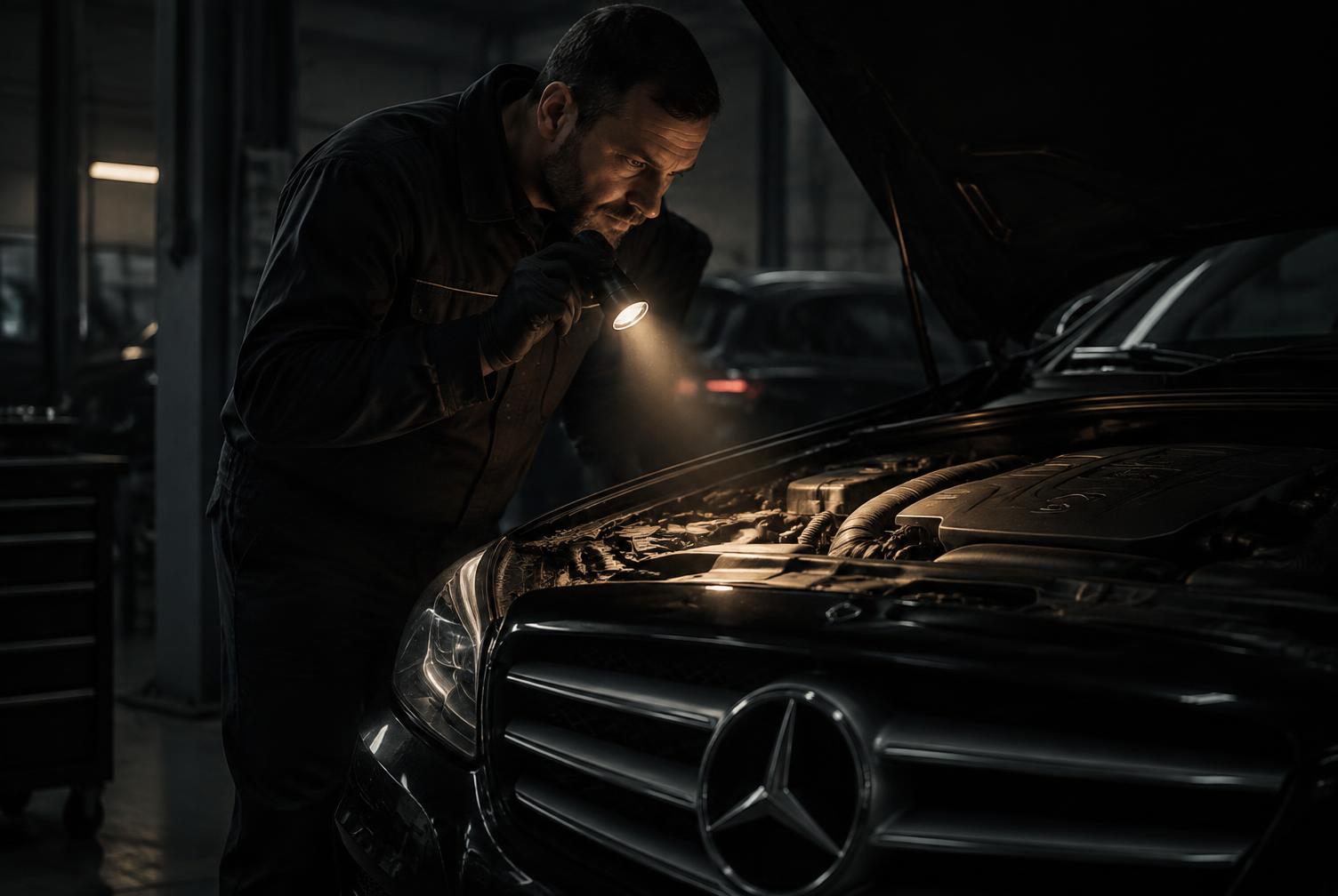Inspeção rigorosa de um carro usado na Alemanha
